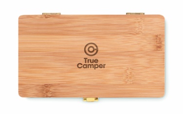 Logotrade promotional product image of: 21 pcs tool set in bamboo case