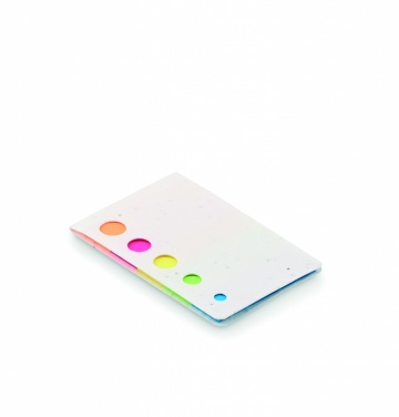 Logo trade promotional product photo of: Seed paper page markers pad