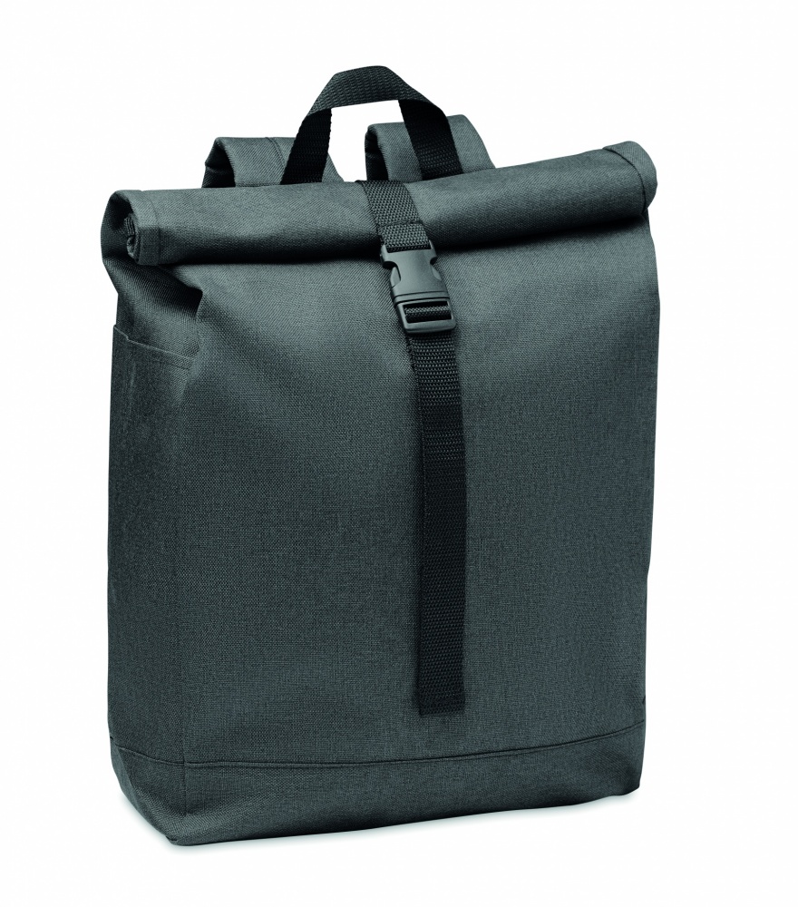 Logo trade advertising products image of: 600D RPET 2 tone backpack