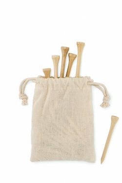 Logotrade promotional merchandise picture of: 20 bamboo golf tees set