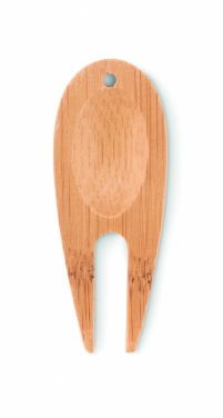 Logo trade promotional products image of: Bamboo golf divot tool