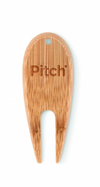 Logo trade promotional merchandise photo of: Bamboo golf divot tool