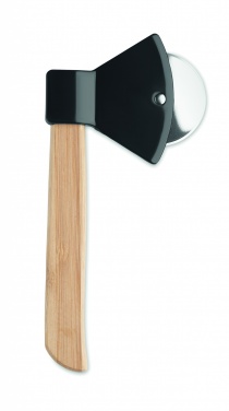 Logo trade promotional gift photo of: Pizza cutter bamboo handle
