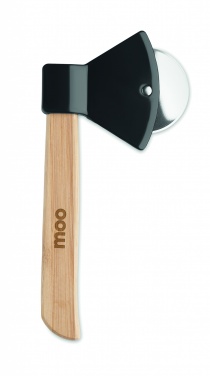 Logo trade promotional products image of: Pizza cutter bamboo handle