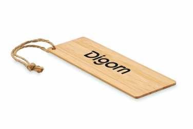 Logo trade promotional gifts picture of: Bamboo bookmark