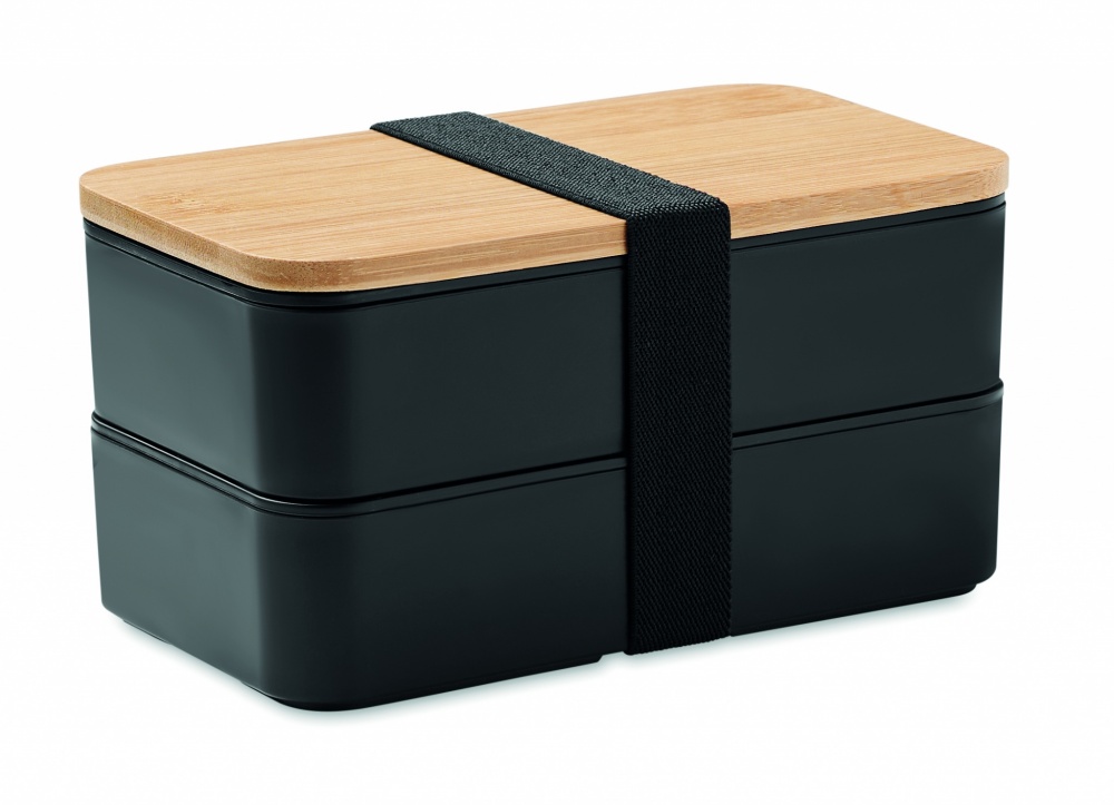 Logotrade promotional giveaway image of: Lunch box in PP and bamboo lid
