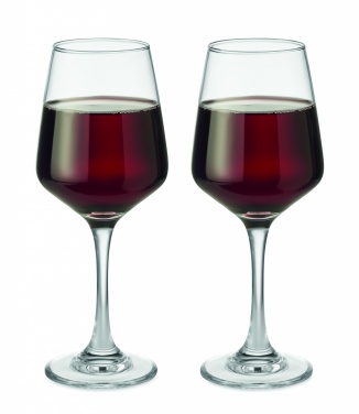 Logotrade promotional gift image of: Set of 2 wine glasses