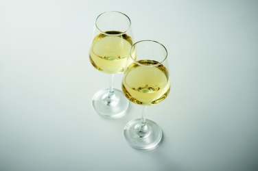 Logo trade business gifts image of: Set of 2 wine glasses