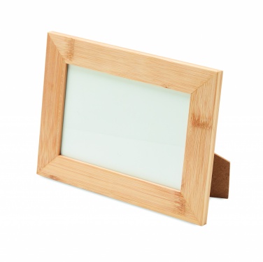 Logo trade promotional items picture of: Bamboo photo frame