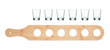 Logo trade corporate gifts image of: Set of 6 shot glasses