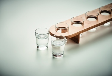 Logo trade promotional giveaway photo of: Set of 6 shot glasses