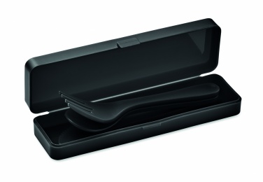 Logo trade corporate gifts image of: Cutlery set recycled PP