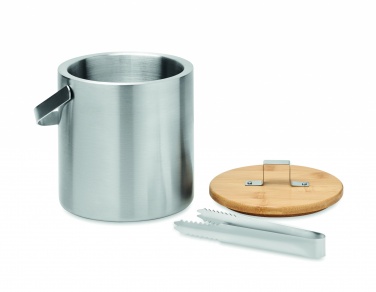 Logo trade corporate gifts image of: Double walled 1.2L Ice bucket