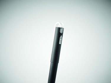 Logo trade business gifts image of: RPET blue gel ink ball pen