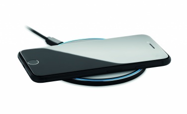 Logo trade promotional giveaway photo of: Glass wireless 10W charger