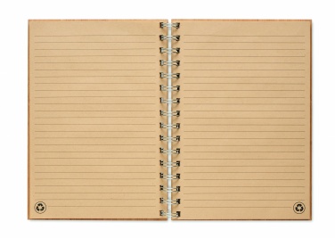 Logotrade advertising products photo of: A5 ring bound Bamboo notebook