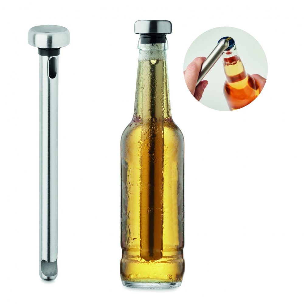 Logo trade promotional gifts picture of: Bottle opener chiller stick