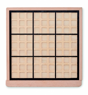 Logotrade promotional item picture of: Wooden sudoku board game