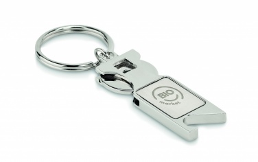 Logo trade advertising products picture of: Euro Token key ring Porvoo