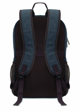 Logo trade promotional merchandise picture of: Laptop backpack in canvas