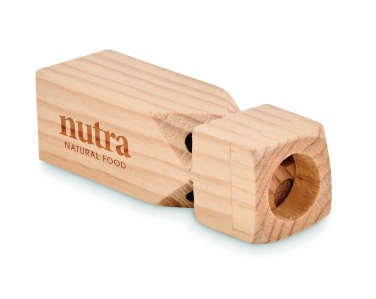Logotrade promotional giveaway picture of: Wooden train whistle