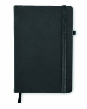 Logotrade promotional giveaways photo of: Recycled Leather A5 notebook