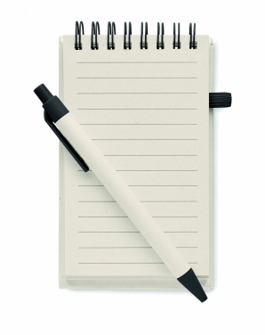 Logotrade promotional giveaway image of: A6 milk carton notebook set