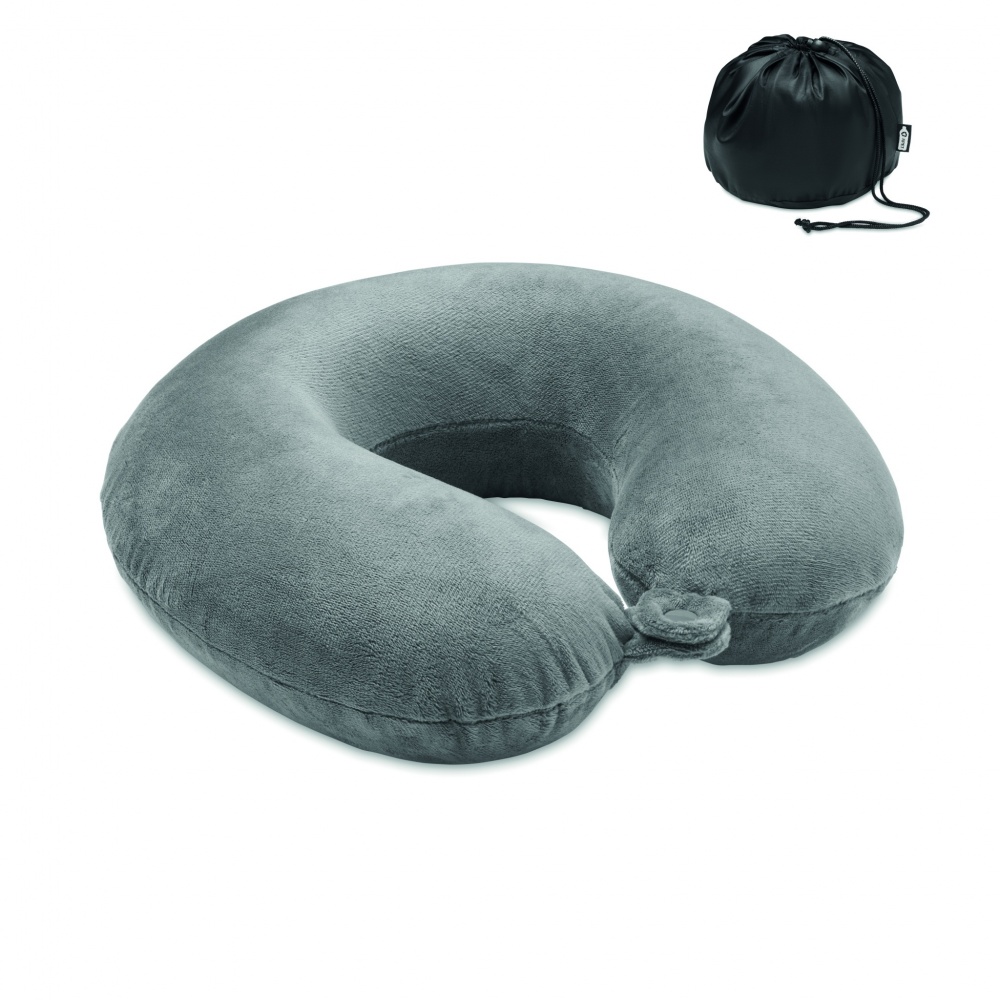 Logo trade promotional giveaway photo of: Travel Pillow in 210D RPET