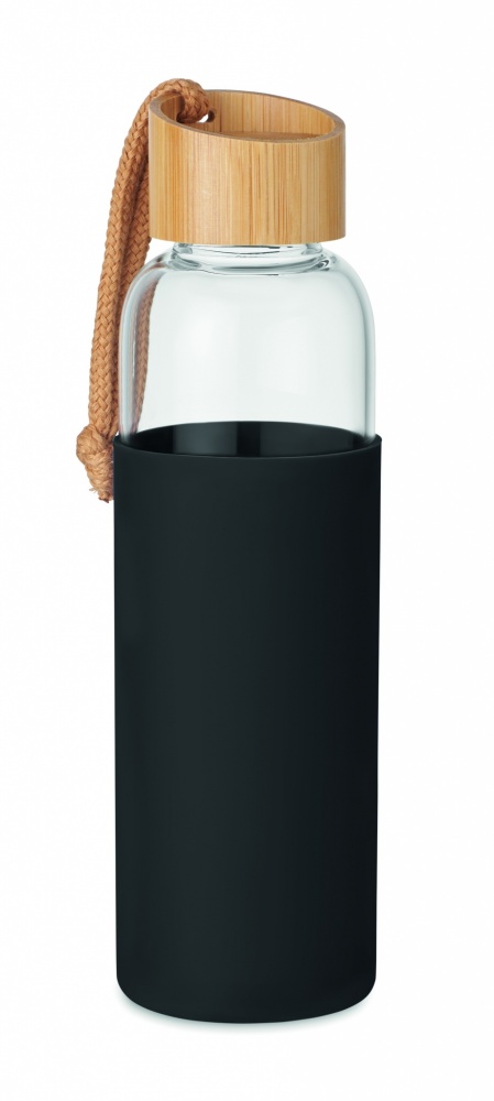 Logotrade advertising product image of: Glass Bottle 500 ml in pouch