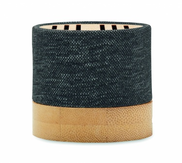 Logotrade advertising products photo of: Bamboo RPET wireless speaker