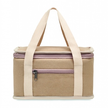 Logotrade promotional product picture of: 6 can cool bag canvas 320gr/m²