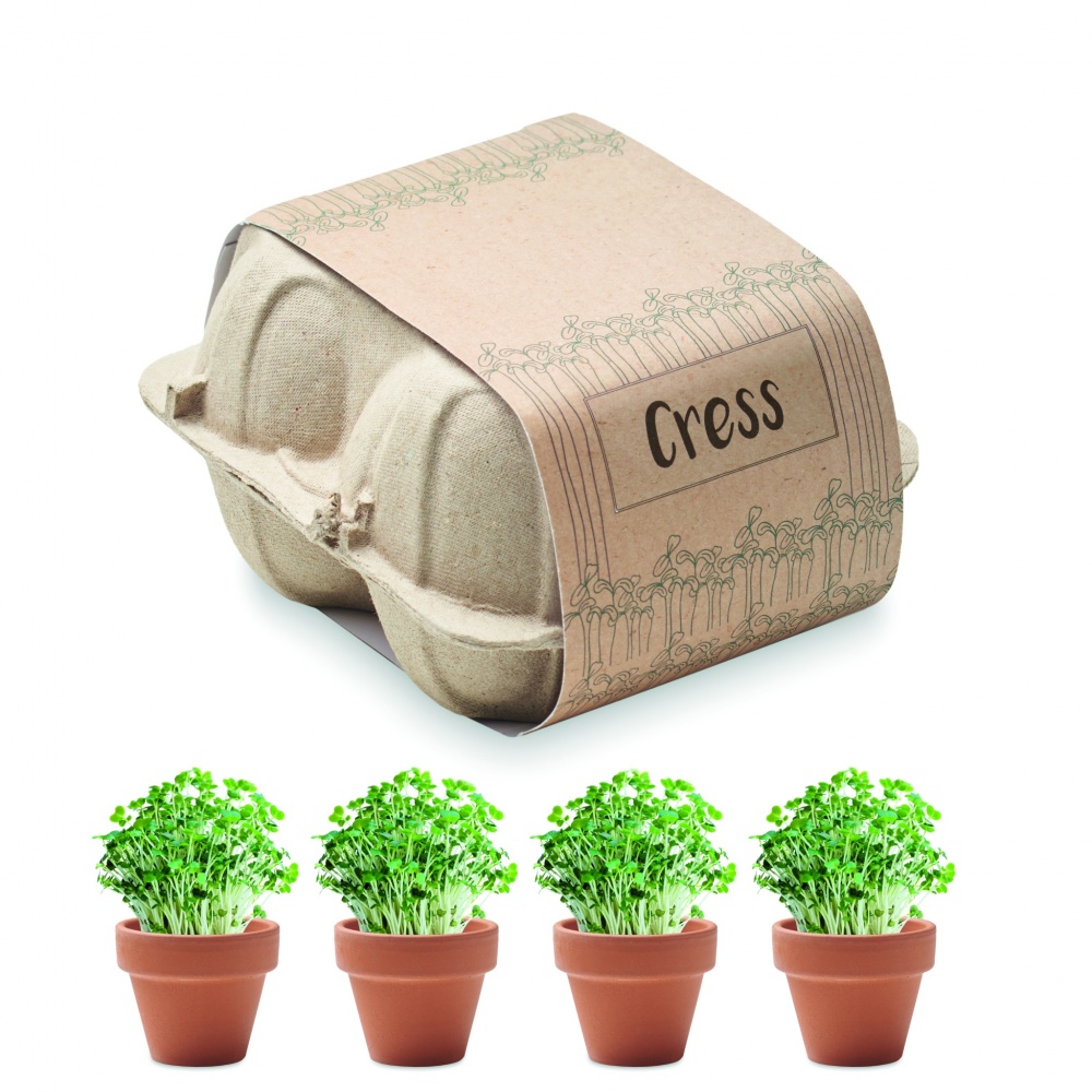 Logotrade corporate gifts photo of: Egg carton growing kit