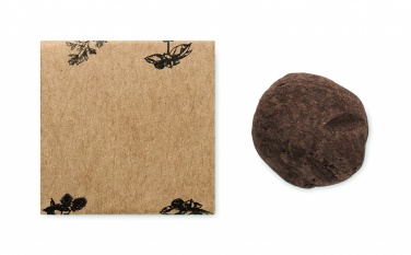 Logo trade promotional giveaways image of: Herb seed bomb in carton box