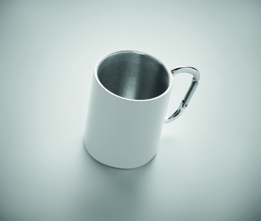 Logotrade promotional item picture of: Metal mug and carabiner handle