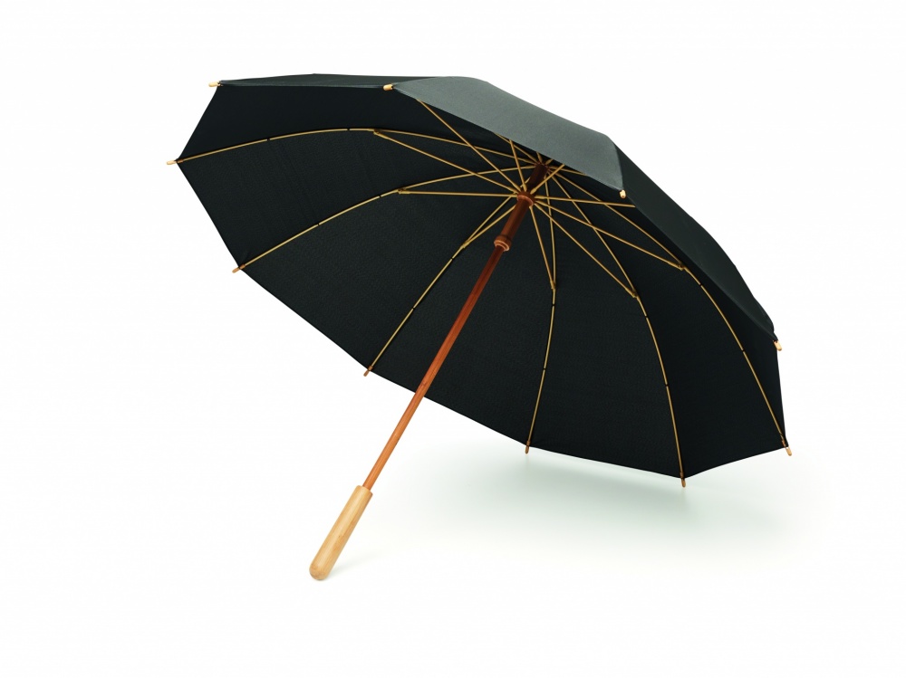 Logotrade promotional product image of: 23,5 inch RPET/bamboo umbrella