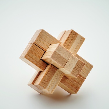Logotrade advertising products photo of: Bamboo brain teaser puzzle