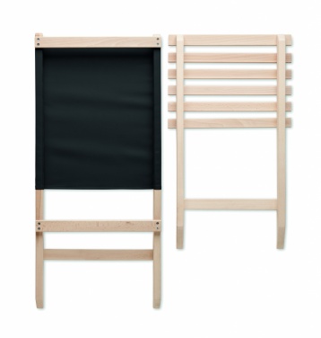 Logotrade corporate gift picture of: Foldable wooden beach chair