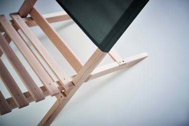 Logotrade promotional product picture of: Foldable wooden beach chair