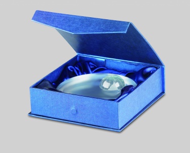 Logo trade promotional merchandise image of: Globe glass trophy