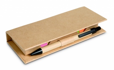 Logotrade promotional merchandise photo of: Sticky memo set recycked w/pen