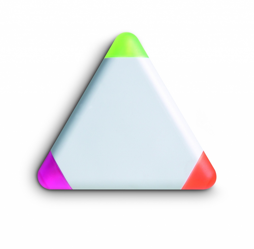 Logo trade corporate gifts image of: Triangular highlighter