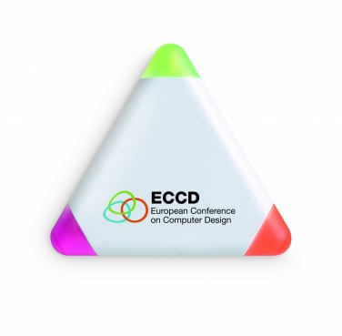 Logo trade advertising product photo of: Triangular highlighter