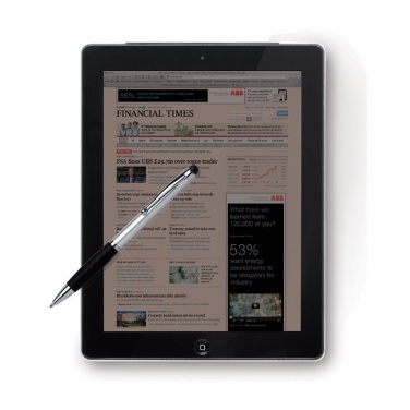 Logo trade corporate gifts image of: Twist and touch ball pen