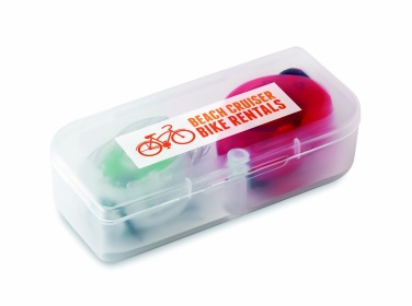 Logo trade advertising products image of: 2 bicycle lights in PP box