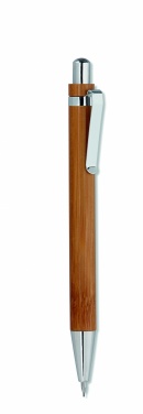 Logotrade promotional items photo of: Bamboo pen and pencil set