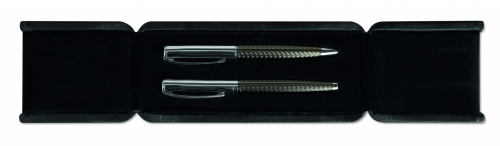 Logo trade promotional giveaways picture of: Ball pen set in box