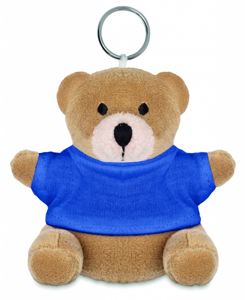Logo trade promotional gift photo of: Teddy bear key ring FINLAND