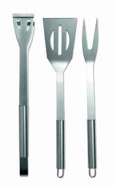 Logo trade promotional gifts image of: 3 Barbecue tools in pouch