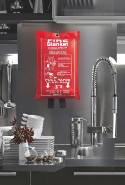 Logotrade promotional gift image of: Fire blanket in pouch 100x95cm