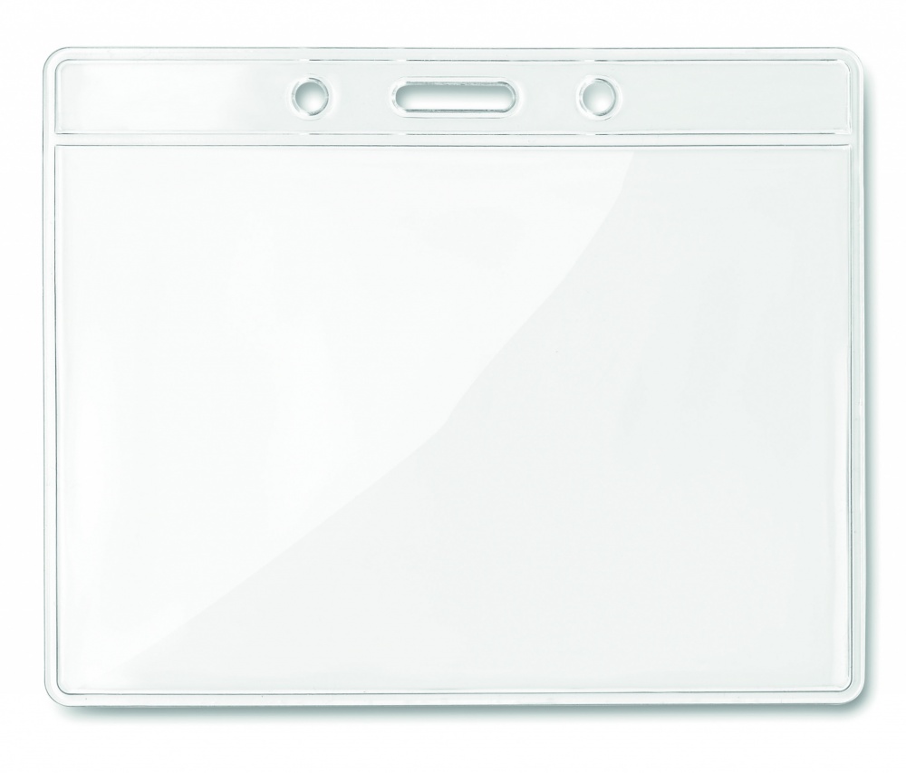 Logotrade promotional giveaway picture of: Transparent badge 10cmx8cm
